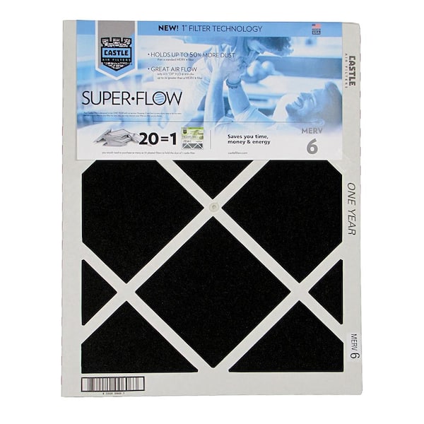 Castle Filters Castle Filter   20  x 25  x 1   Super Air Flow  FRP 5 - 1 Year Air Filter