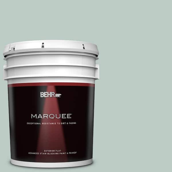 BEHR MARQUEE 5 gal. Home Decorators Collection #HDC-CL-23 Soothing Spring Flat Exterior Paint & Primer