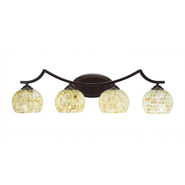 Unbranded Cleveland 7.75 in. 1-Light Dark Granite Vanity Light