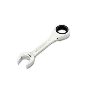 5/8 in. 90-Tooth 12 Point Stubby Ratcheting Combination Wrench