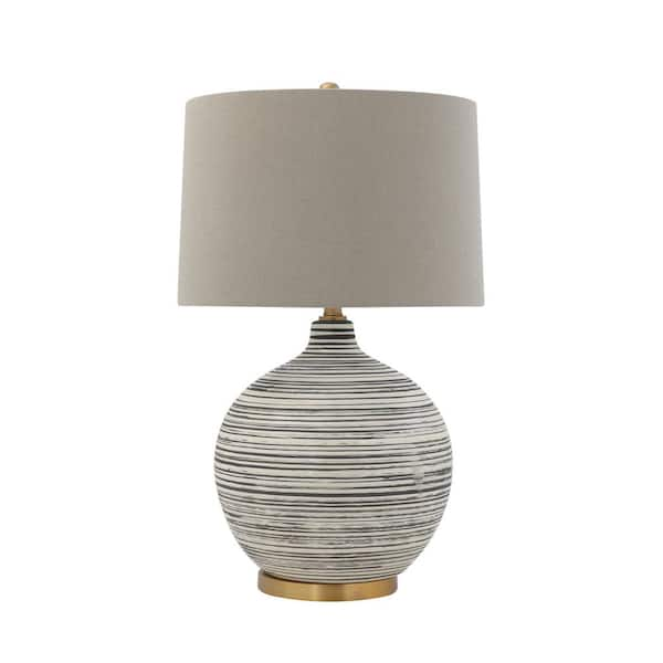 grey bed side lamp