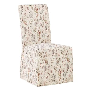 Adalynn Slipcover dining Chair (2-Pack) in Autumn Leaf Fabric Ships Assembled