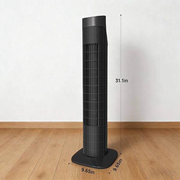 Fjordlyn 31 in. Oscillating Tower Fan with 3.15 in. Fan Diameter
