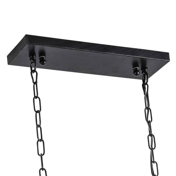Have a question about Maxax 5-Light 30 in. Black Crystal Modern