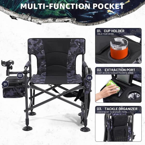Fishing Pole Rod Holder For Camping Chair Fishing Chair With Rod Holder Built In Cooler Hands Fishing Pole Rod Holder For Camping Chair Fishing Chair With Rod Holder Built In Cooler Hands