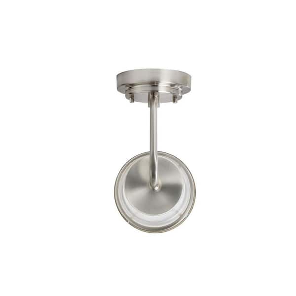 Georgina 1-Light Brushed Nickel Wall Sconce