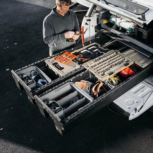 DECKED Double Drawer Organizer for Top Mount Truck Tool Box
