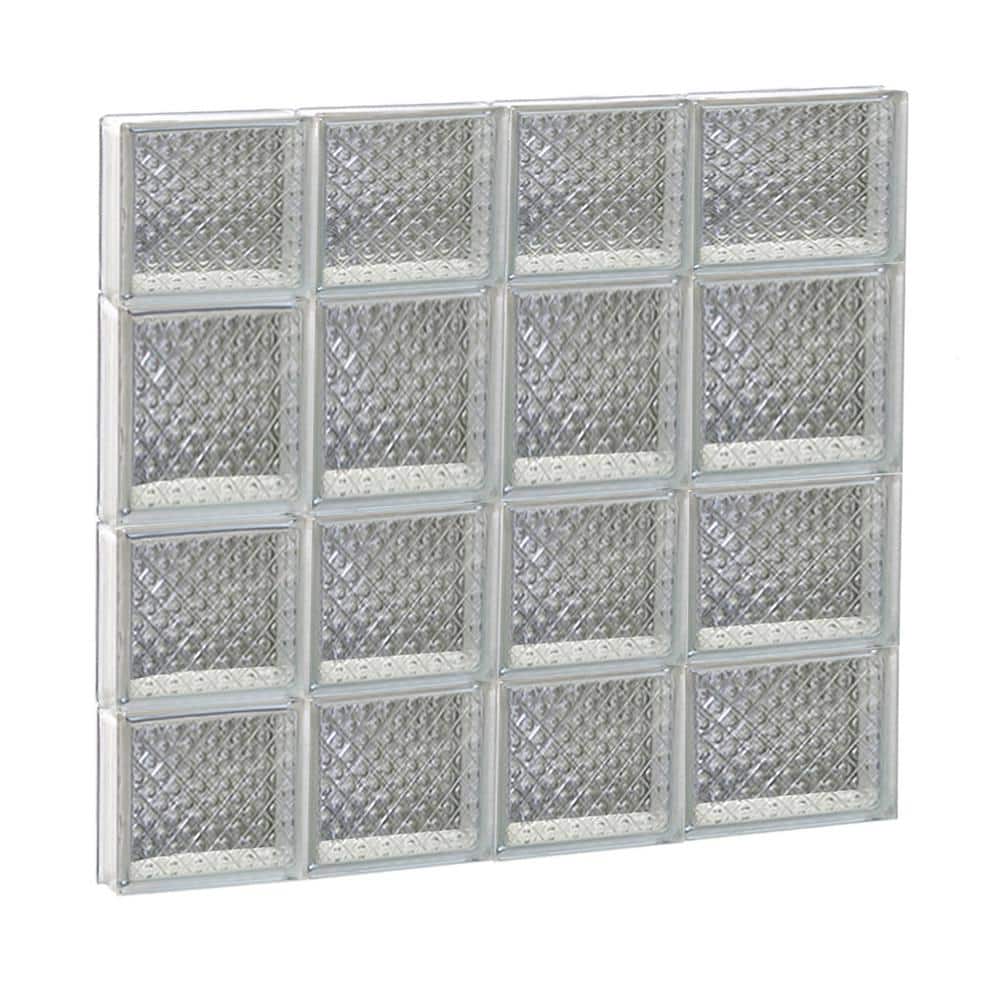 Clearly Secure 25 in. x 25 in. x 3.125 in. Frameless Non-Vented Diamond ...