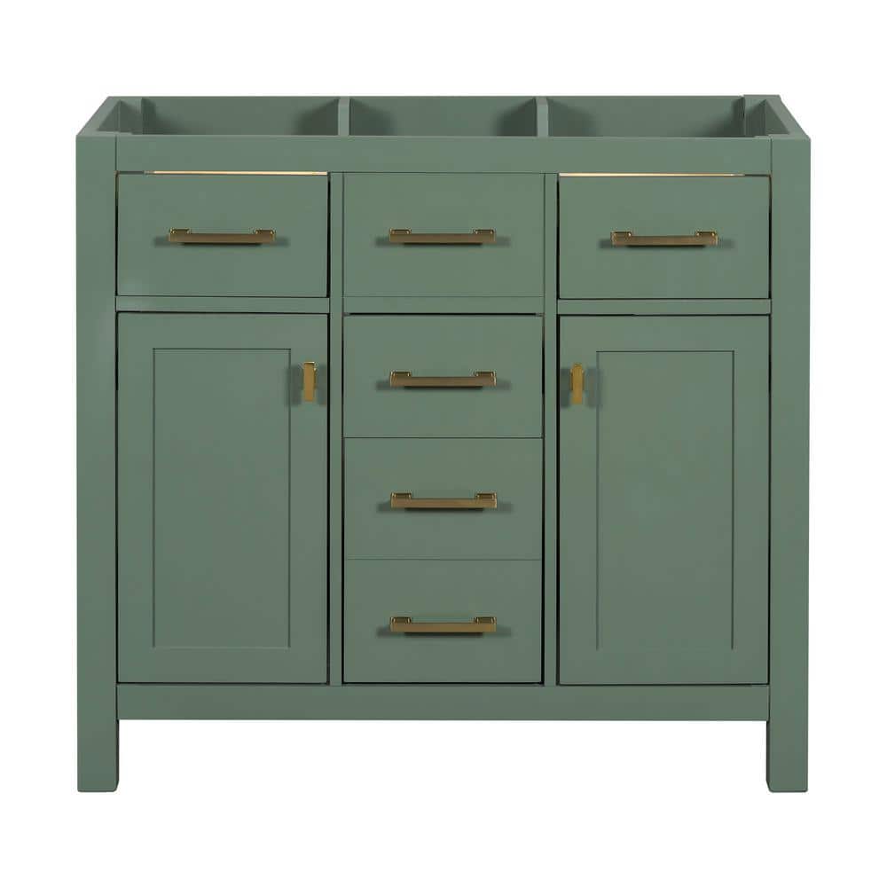 35.51 in. W x 17.87 in. D x 33.03 in. H Bath Vanity Cabinet without Top in 