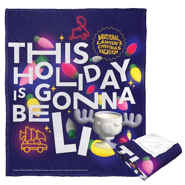 THE NORTHWEST GROUP Wb National Lampoon's Christmas Vacation Gonna Be Lit Silk Touch Multi-Colored Throw