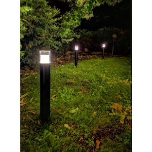 Luvia Low Voltage Black LED Landscape Light Kit with Transformer (Set of 6)