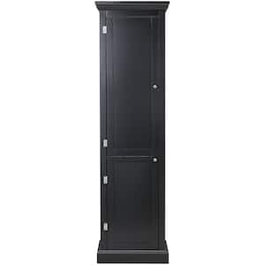 Prescott Black Modular Kitchen Pantry with 2-Doors