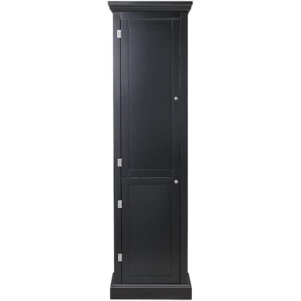 Prescott Black Modular Kitchen Pantry with 2-Doors