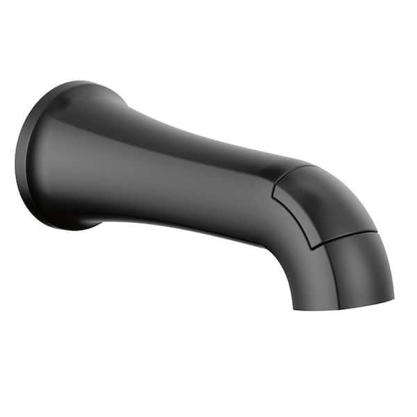 1-Pack Lorna 6.63 in. L Tub Spout in Matte Black