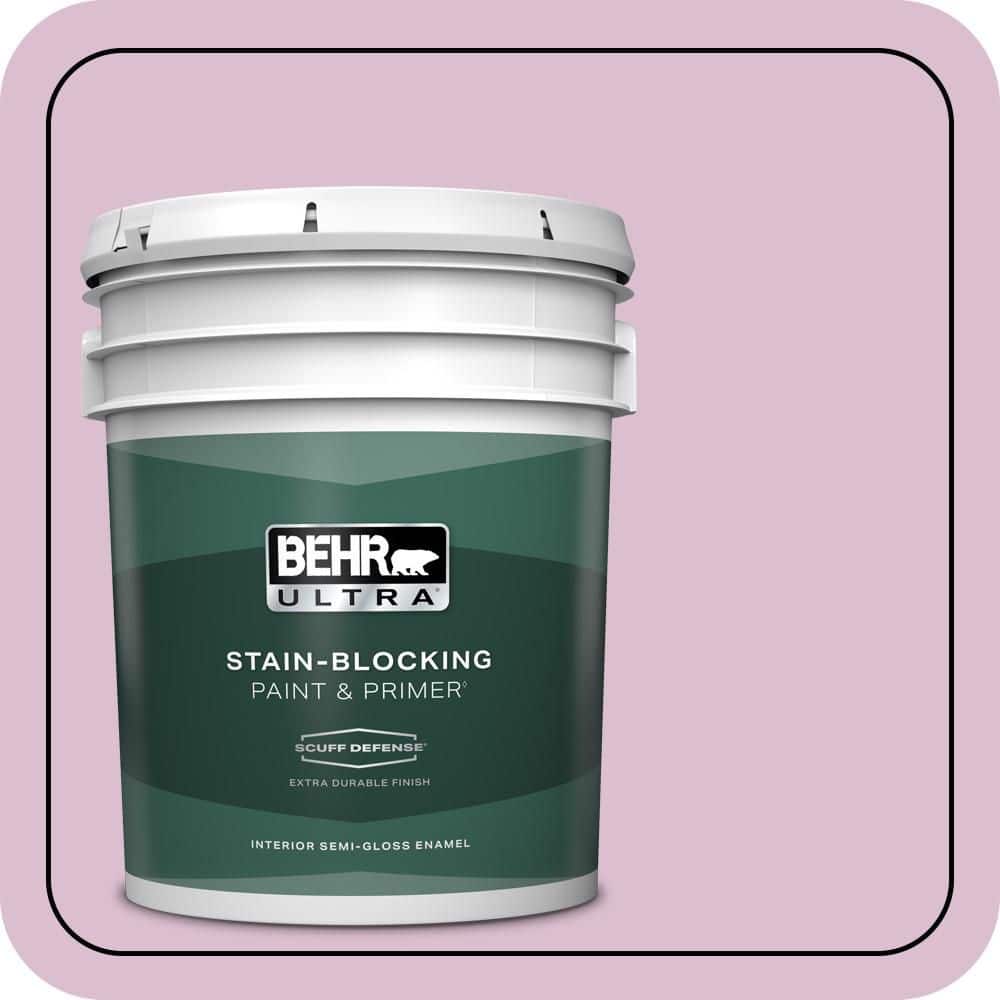 5 gal. #690C-3 Delicate Bloom Extra Durable Semi-Gloss Enamel Interior Paint & Primer price history on PriceWatchPro