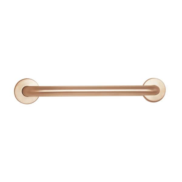 SEACHROME S 12 in. CuVerro Copper Alloy Antimicrobial, Bathroom Shower Grab Bar, 1-1/4 in. Dia