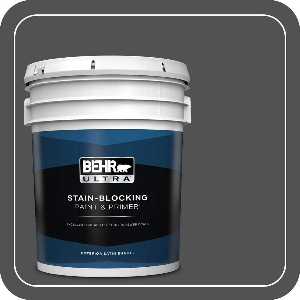 5 gal. #N460-7 Space Black Satin Enamel Exterior Paint & Primer price history on PriceWatchPro
