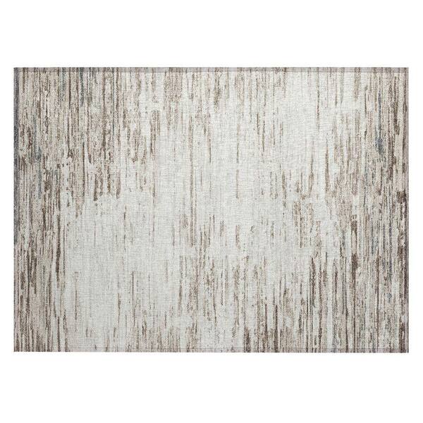 Chantille Machine Washable Indoor/Outdoor Abstract ACN2767 Ivory 3 ft. x 4 ft. Area Rug