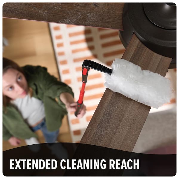 3 ft.Telescopic Extended Reach Duster, Handheld Duster, and 10-Pack Duster Replacement Heads Bundle for Multi-Surfaces