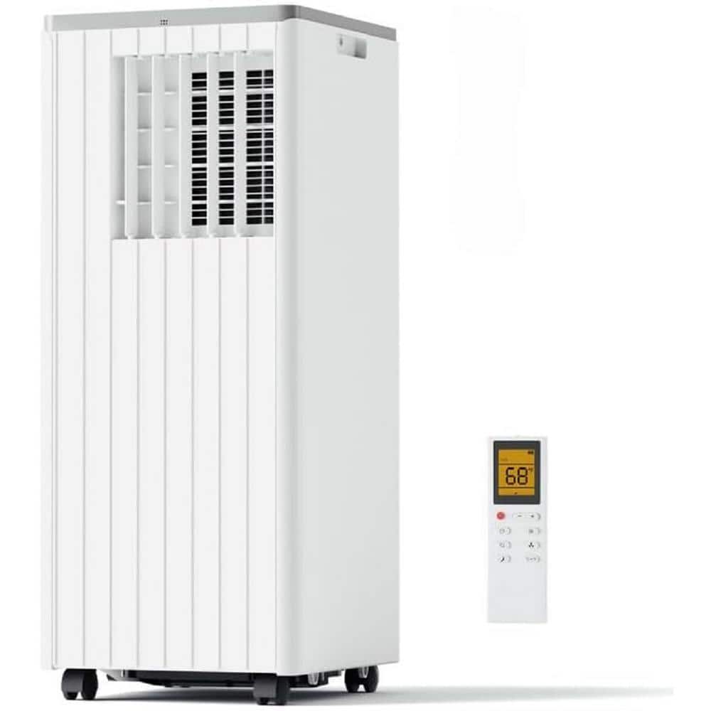 8,000 BTU Portable Air Conditioner Cools 350 sq. ft. with Cooling Fan and Dehumidifier with Remote in White price history on PriceWatchPro