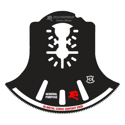 3-1/2 in. Demo Demon Universal Fit Bi-Metal Oscillating Tool Blade for General Purpose Cuts
