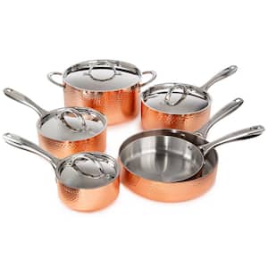 Rachael Ray Hard-Anodized Nonstick Oval Pasta Pot / Stockpot with Lid and  Pour Spout, 8-Quart, Gray Orange Handles - AliExpress