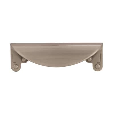 Cabinet Hardware Cup Pulls pO233 Weathered Nickel 3" CC 