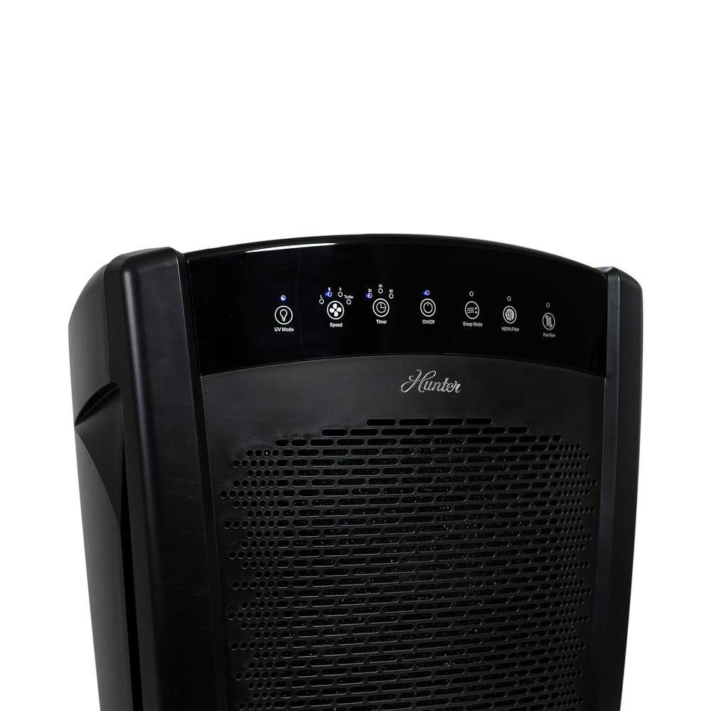 Hunter Black HEPA Energy Star Large Room Air Purifier