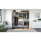 Closet Evolution 14 in. D x 96 in. W x 72 in. H Classic White Perfect ...