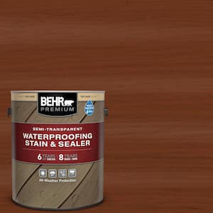 1 gal. #ST-116 Woodbridge Semi-Transparent Waterproofing Exterior Wood Stain and Sealer