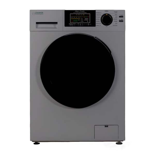 Equator 1.62 cu. ft. RV Pet Version Compact 110-Volt Vented 15 lbs. Sani Washer Dryer Combo 1400RPM in Silver