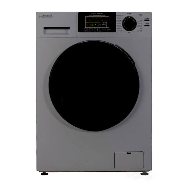 Equator 1.62 cu. ft. RV Pet Version Compact 110-Volt Vented 15 lbs. Sani Washer Dryer Combo 1400RPM in Silver