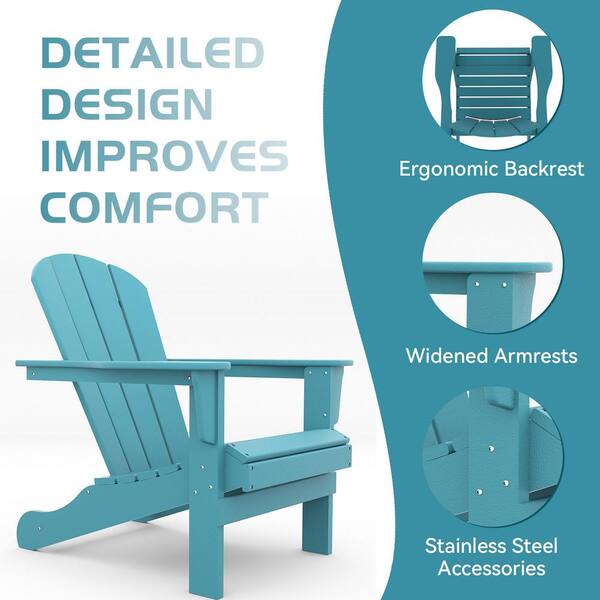 Blue resin outdoor discount chairs