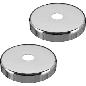 5-1/8 in. Dia and 1 in. Center Hole, Chrome Finish, Chandelier Fixture Canopy Kit, 2 Pack.