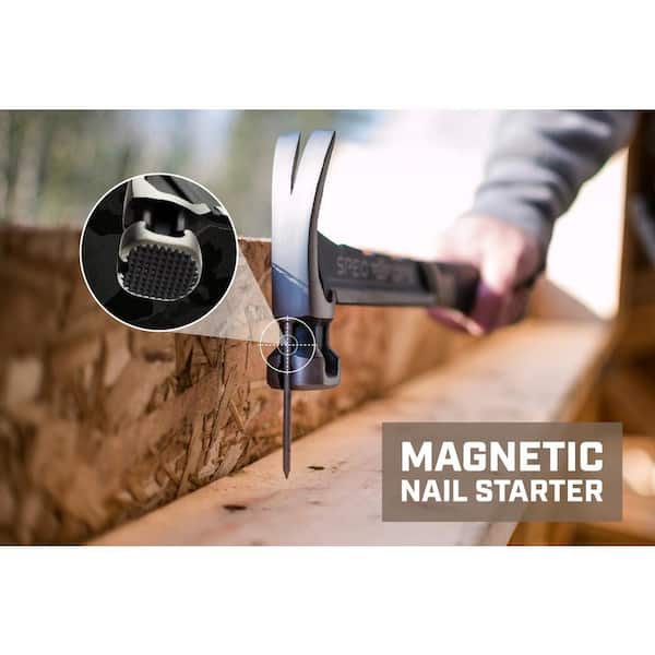 SPEC OPS Steel Framing Hammer, 28 oz., Rip Claw, Milled Face