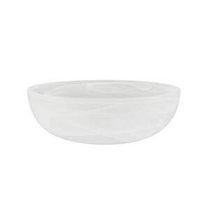 3-7 8 In. H X 11-3 4 In. Dia Clear&sandblasted 2 Tone Glass Shade For 