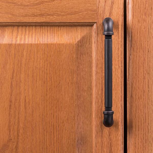 6-15/16 in. (160 mm) Pipeline Vintage Bronze Cabinet Center-to-Center Pull