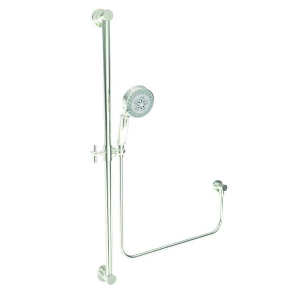 Newport Tub and Shower 3-Function Wall Bar Shower Kit in Polished Nickel