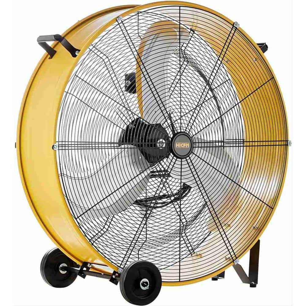 Deeshe 13000 CFM 30 in. heavy-duty High Velocity Barrel Floor Drum Fan ...