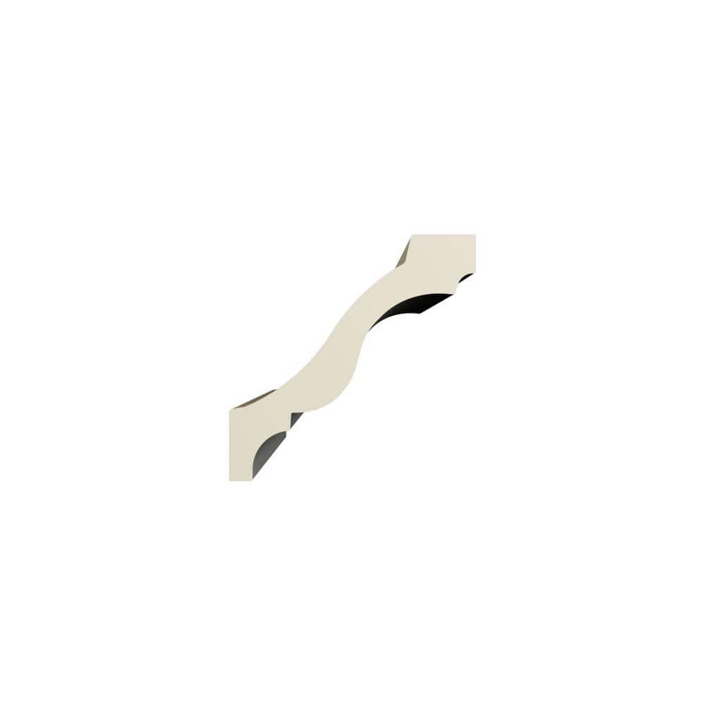 Adeline 96" Gray Polyurethane Crown Moulding