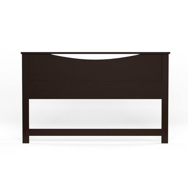 South Shore Step One King-Size Headboard in Chocolate