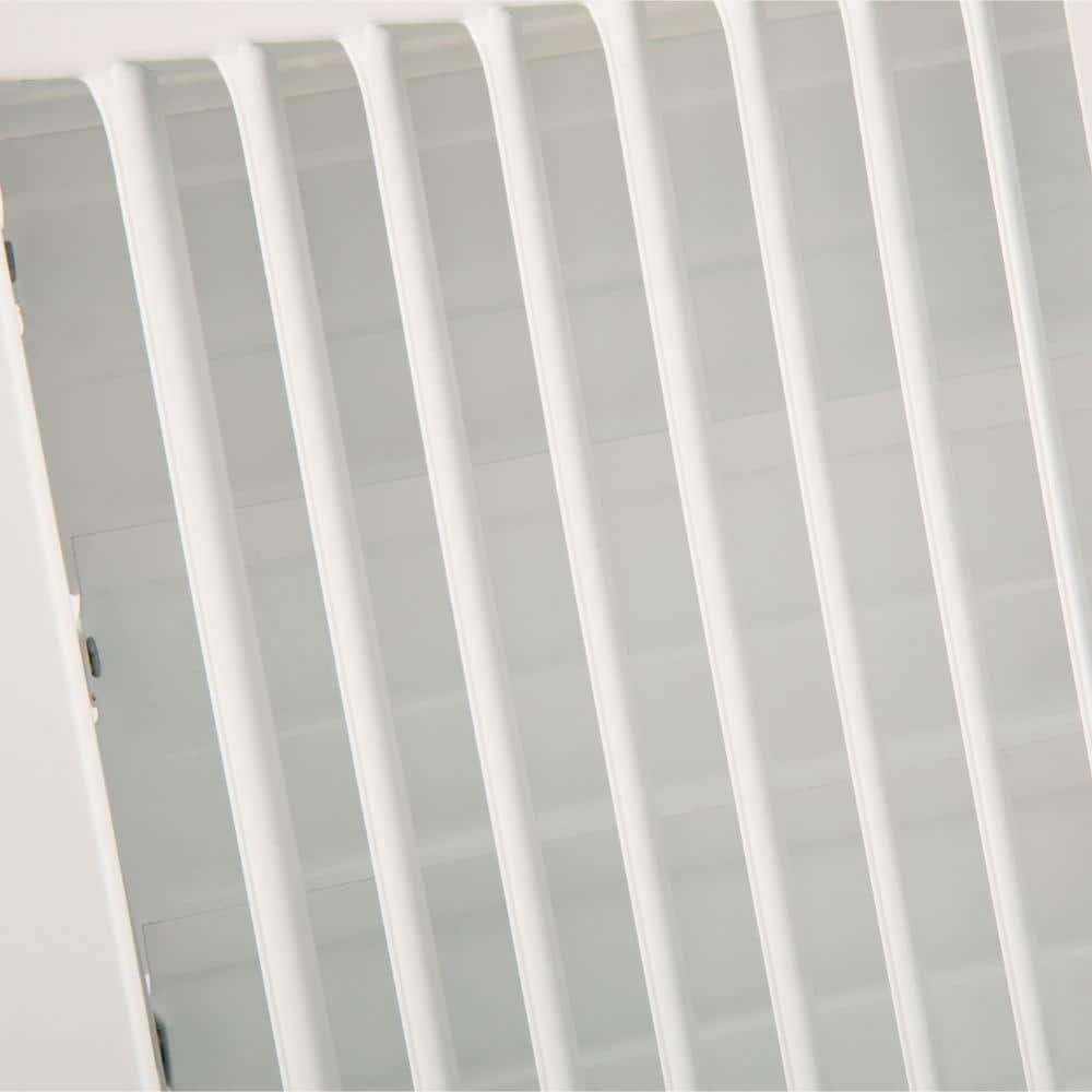 6 in. x 10 in. White Steel 2-Way Floor Register