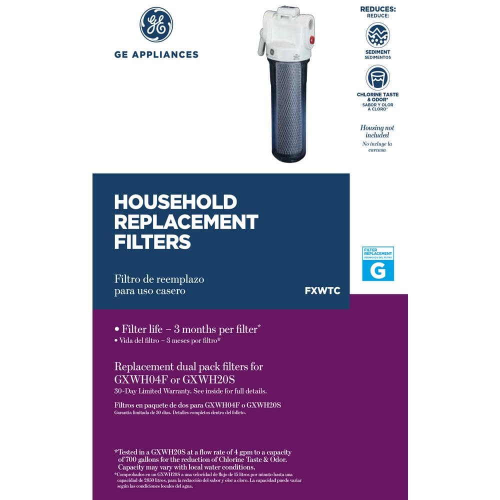 GE Whole House Water Filter Set with NSF Certification