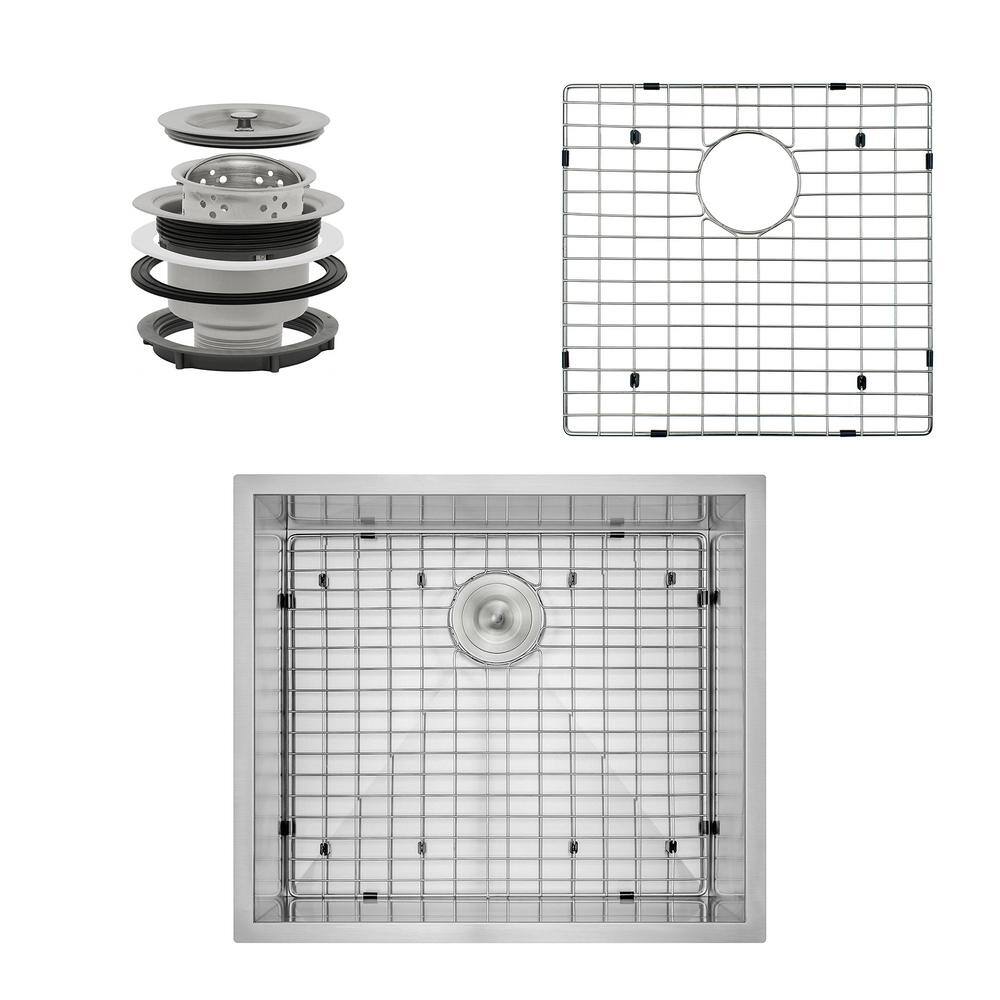 Reviews for AKDY Handmade Undermount Stainless Steel 25 in. x 22 in