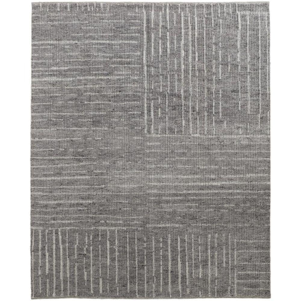 Gray, Ivory Plaid 8 ft. x 10 ft. Area Rug price history on PriceWatchPro