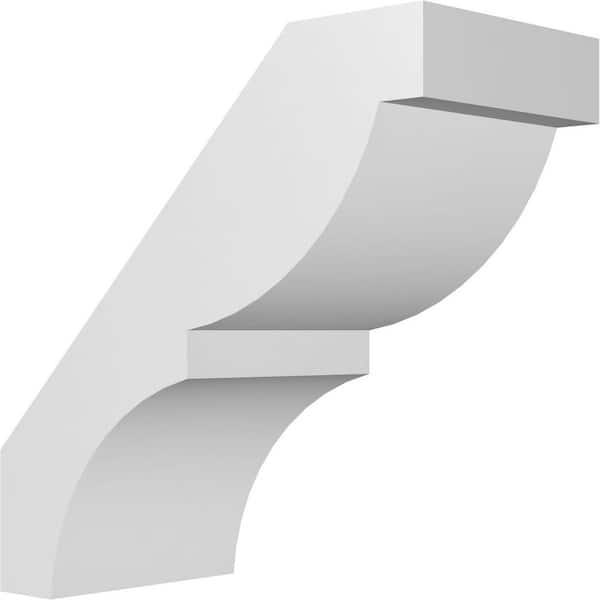 Ekena Millwork Valencia 3 in. W x 6 in. H x 6 in. D Polyurethane Knee Brace