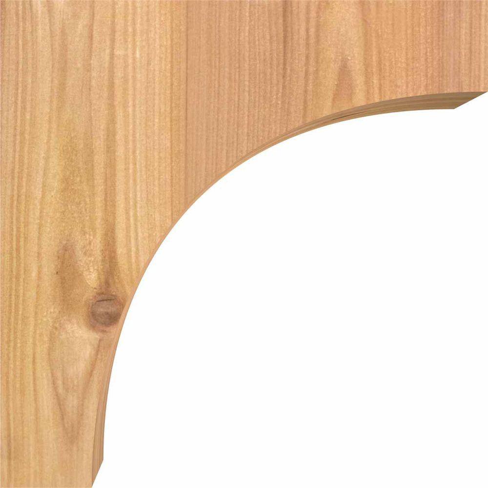 5 1/2"W x 8"D x 8"H Smooth Western Red Cedar Corbel