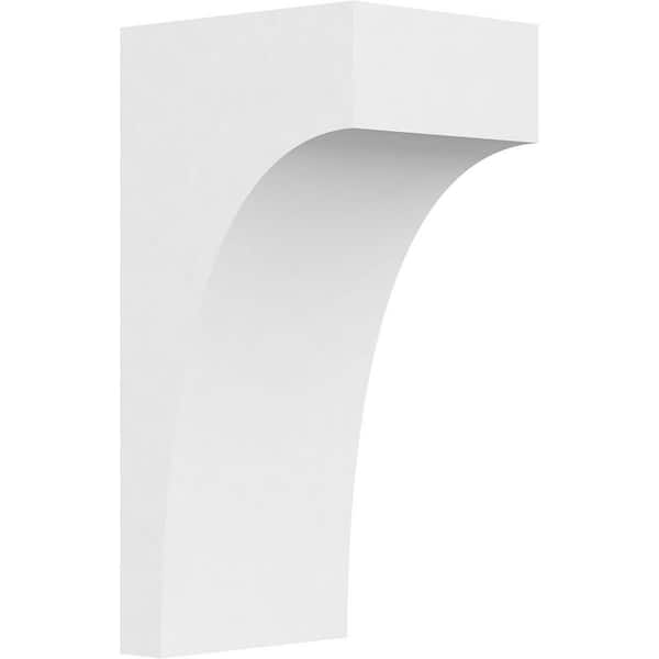 Ekena Millwork 3 in. x 8 in. x 4 in. Standard Stockport Architectural Grade PVC Corbel