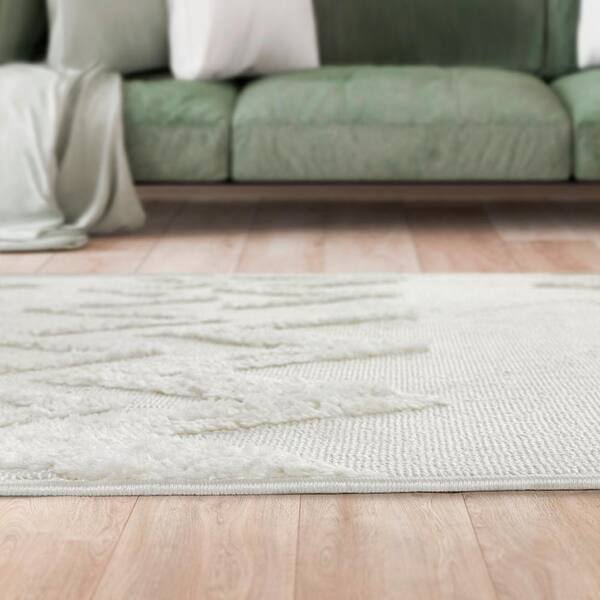 Palafito Geometric High-Low Area Rug