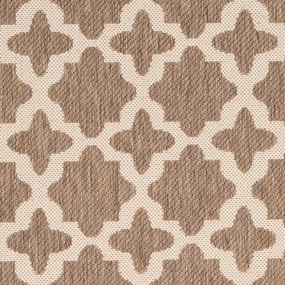 Reversible Black Synthetic 5' x 7' Easy-Care Area Rug